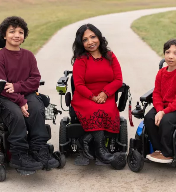 H 45χρονη Neezar και οι γιοι της έχουν μια από τις πιο σπάνιες ασθένειες στον κόσμο