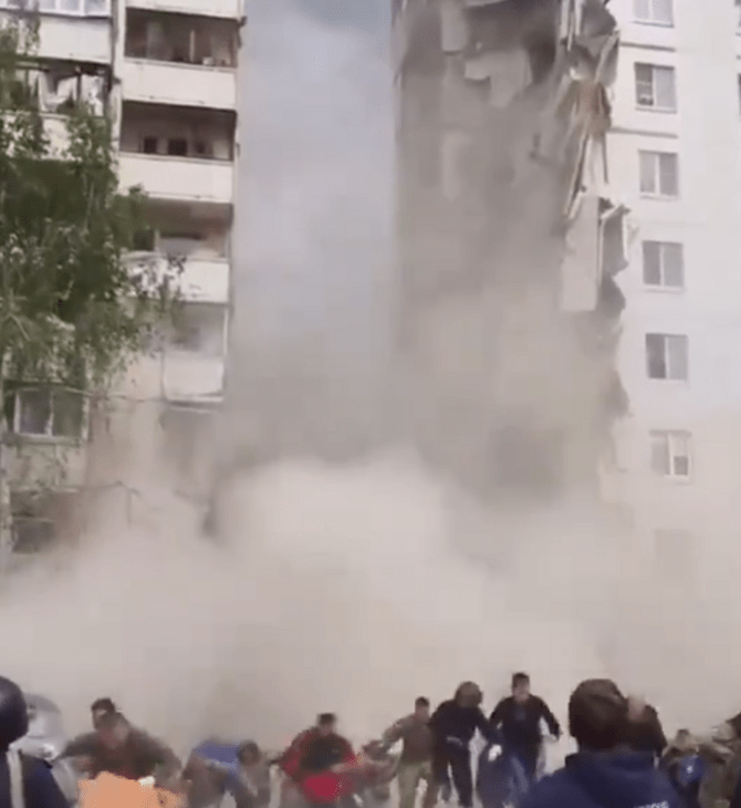 Ρωσία: Συγκρότημα διαμερισμάτων κατέρρευσε από θραύσματα ουκρανικού πυραύλου- Νεκροί και τραυματίες