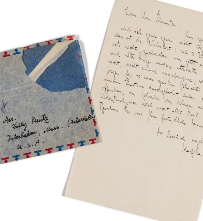 Μια επιστολή του Κάφκα στον εκδότη του αποκαλύπτει τη δυσκολία του να γράψει λόγω φυματίωσης