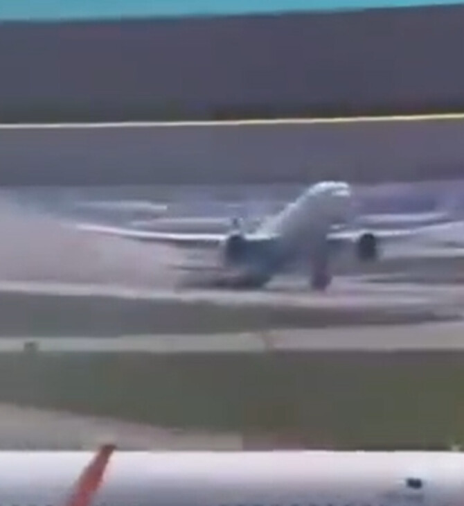 Ιταλία: Ουρά Boeing σερνόταν στον διάδρομο του αεροδρομίου κατά τη διάρκεια της απογείωσης