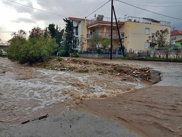 Εικόνες καταστροφής στη Θάσο - Σε κατάσταση έκτακτης ανάγκης μετά τη σαρωτική κακοκαιρία