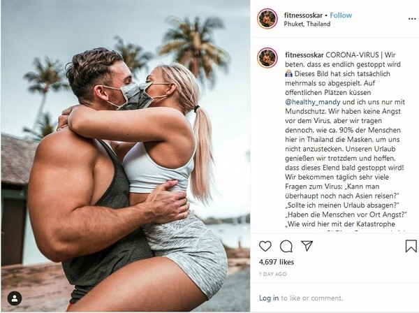 Κοροναϊός: Κατακραυγή για τους influencers του Instagram που χρησιμοποιούν τον ιό για την προβολή τους