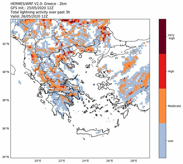 Έντονη κακοκαιρία τις επόμενες ώρες - Έρχονται καταιγίδες και χαλάζι