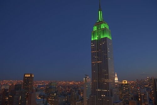 Το Empire State Building "πρασίνισε"