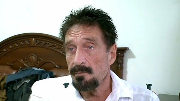 Απελάθηκε από τη Γουατεμάλα ο McAfee