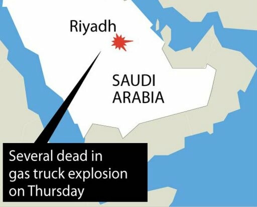 Πολύνεκρη έκρηξη βυτιοφόρου στη Σαουδική Αραβία