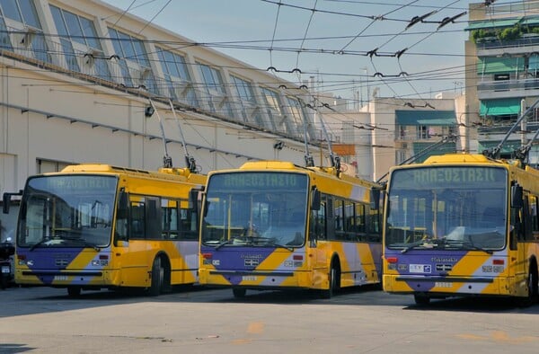 12ωρη στάση εργασίας στα τρόλεϊ την Πέμπτη