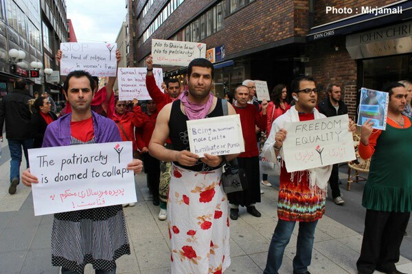 Cross dressing διαμαρτυρία στο Ιράν