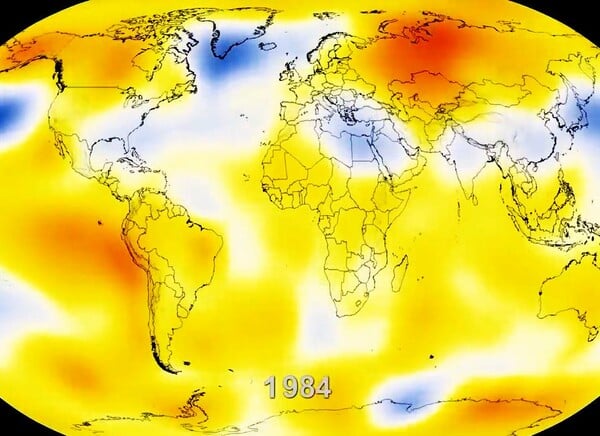 NASA: 60 χρόνια υπερθέρμανσης της Γης σε 15"