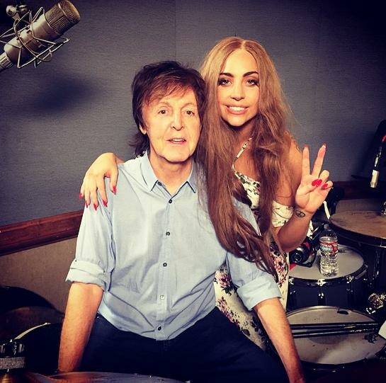 Ο Paul Mc Cartney και η Lady Gaga μαζί στο στούντιο