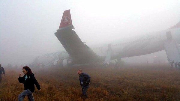 Σοβαρότατο ατύχημα αεροσκάφους της Turkish Airlines