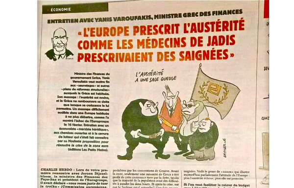 Oλόκληρη η συνέντευξη του Βαρουφάκη στο Charlie Hebdo