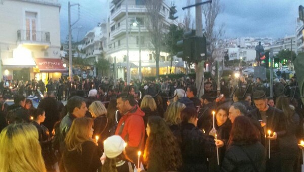 Συγκέντρωση και πορεία στο Ρέθυμνο για τον Βαγγέλη Γιακουμάκη