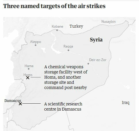 Τι έχει γίνει γνωστό μέχρι στιγμής για τα πλήγματα εναντίον συριακών στόχων