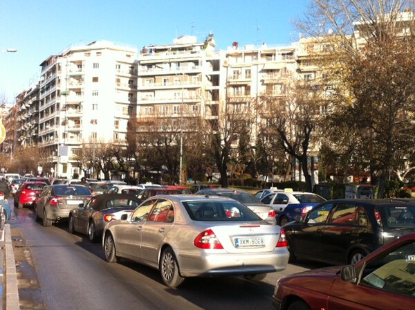 Χάος στους δρόμους της Θεσσαλονίκης - Χωρίς λεωφορεία από το πρωί η πόλη