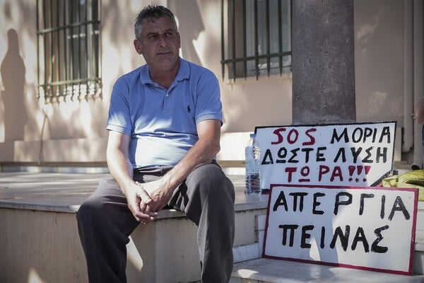 Συνεχίζει για τρίτη μέρα την απεργία πείνας ο πρόεδρος της Μόριας: Ζητάω λύσεις και όχι δεσμεύσεις