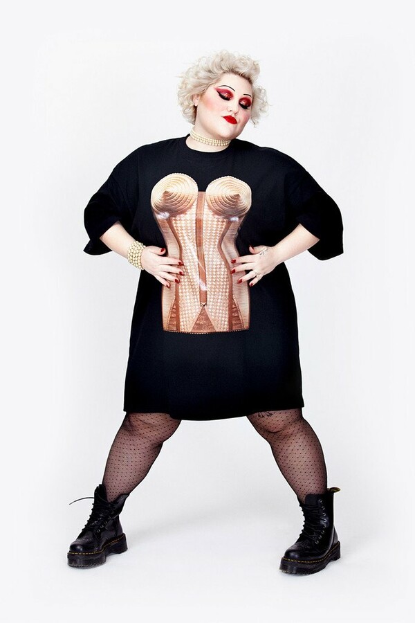 Beth Ditto και Jean Paul Gaultier αφιερώνουν τη νέα τους συνεργασία στα κορίτσια με καμπύλες