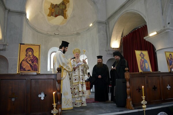 Ιστορική λειτουργία στον Άγιο Χαράλαμπο του Τσεσμέ