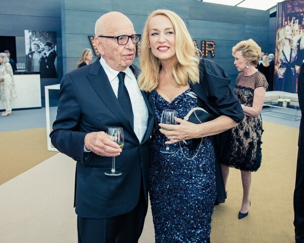 Ο μεγιστάνας των media Rupert Murdoch παντρεύτηκε την Jerry Hall σε μια πολυτελή τελετή στο Λονδίνο