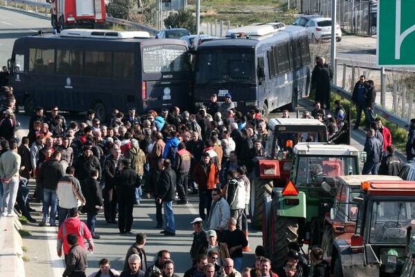 Σε εφαρμογή κυκλοφοριακές ρυθμίσεις λόγω των αγροτικών κινητοποιήσεων