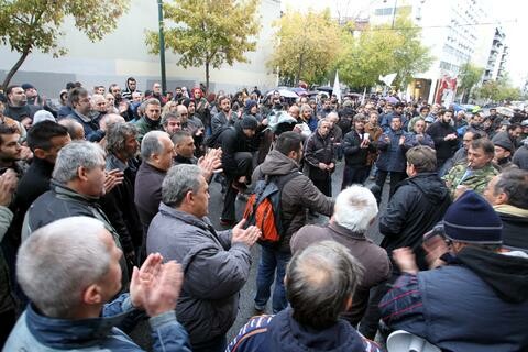 Ένταση και σήμερα στη Χαλυβουργία