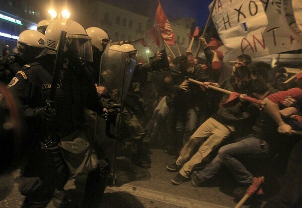 Tέσσερις συλλήψεις χθες στα επεισόδια στο κέντρο