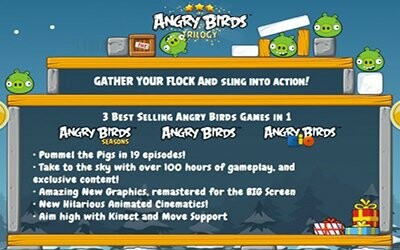 Tα Angry Birds τώρα και στις παιχνιδοκονσόλες