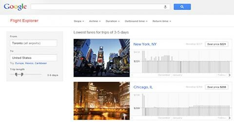 Νέα υπηρεσία αναζήτησης οικονομικών πτήσεων από τη Google
