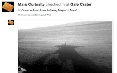 To Curiosity έκανε check-in στον Άρη