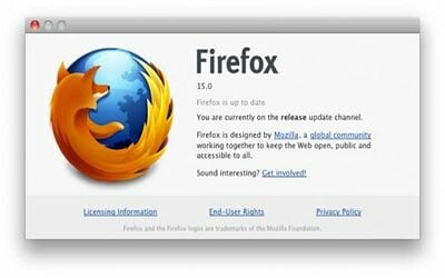 Διαθέσιμη η τελική έκδοση του Firefox 15