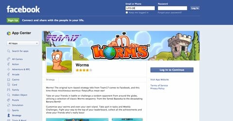 Τα Worms έφτασαν στο Facebook