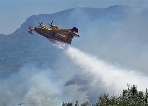 Πυρκαγιά σε εξέλιξη στην Κατούνα Αιτωλοακαρνανίας