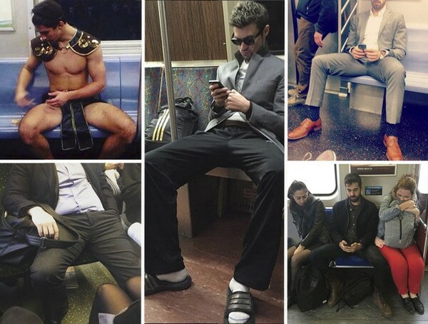 Μanspreading: Άντρες με ανοιχτά τα πόδια στο μετρό- χαλαροί ή ανάγωγοι;