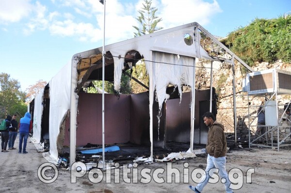 Συνέχεια στα επεισόδια στη Χίο - Τραυματισμός Σύρου πρόσφυγα στο κεφάλι από πέτρα