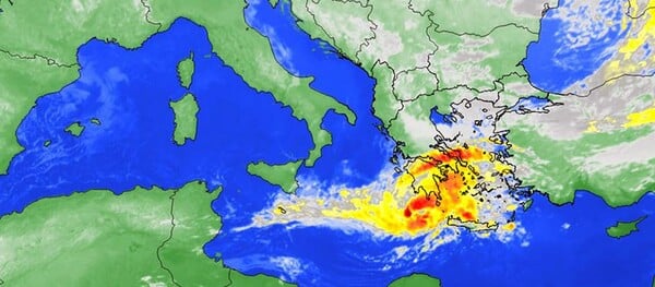 Tροπικός κυκλώνας χτυπά την Κρήτη