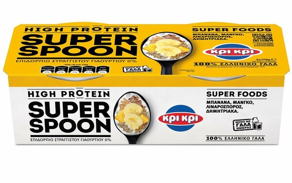 Κρι Κρι Super Spoon Μπανάνα – Μάνγκο - Λιναρόσπορος - Δημητριακά