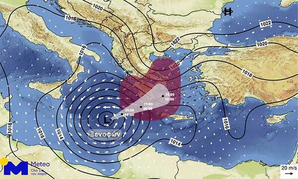 Λέκκας: Τα τρία σενάρια για τον κυκλώνα - Ποιες περιοχές θα χτυπήσει