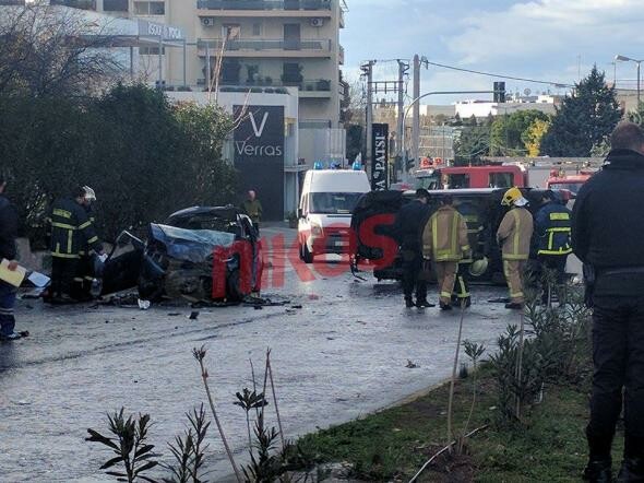 Τραγωδία στην Κηφισίας: Σκοτώθηκαν πατέρας και κόρη, τραυματίστηκε σοβαρά η μητέρα