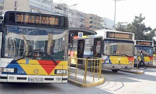 Θεσσαλονίκη: Περισσότερα λεωφορεία σήμερα στους δρόμους