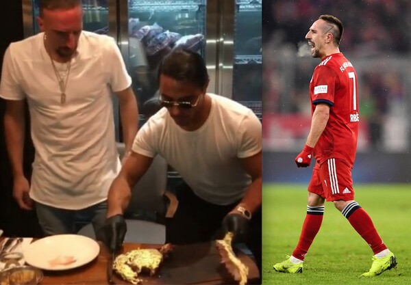 Μπάγερν: Μετά την μπριζόλα με χρυσό από τον Salt Bae, ο Ριμπερί θα φάει και πρόστιμο