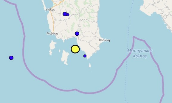 Σεισμός 4,5 Ρίχτερ στη Μεσσηνία