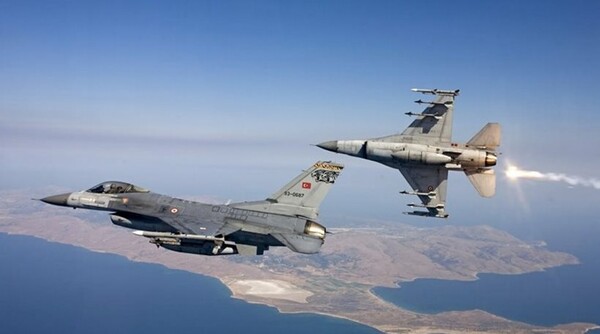 Υπέρπτηση τεσσάρων τουρκικών F-16 μεταξύ Λήμνου και Λέσβου