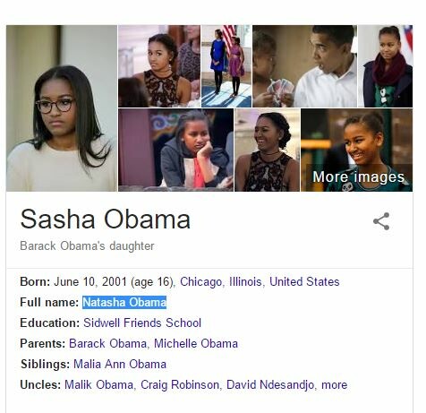 Το ίντερνετ μόλις ανακάλυψε πως το πραγματικό όνομα της Σάσα Ομπάμα δεν είναι αυτό και όλοι έχουν «φρικάρει»