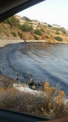 Μαύρισαν οι παραλίες της Σαλαμίνας από τη ρύπανση- Συγκλονιστικές φωτογραφίες