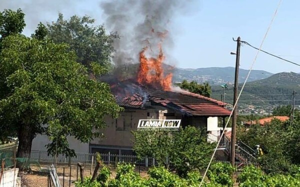 Νεκρή ανασύρθηκε ηλικιωμένη από πυρκαγιά που ξέσπασε σε μονοκατοικία στη Φθιώτιδα