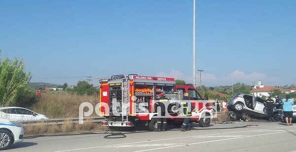 Θανατηφόρο τροχαίο στην εθνική Πατρών - Πύργου: Νεκρή μια γυναίκα