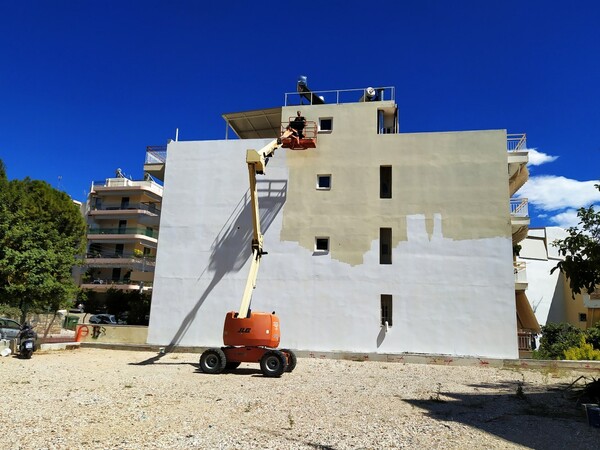 Τρία νέα murals του Same84 και της UrbanAct στην Αγία Βαρβάρα