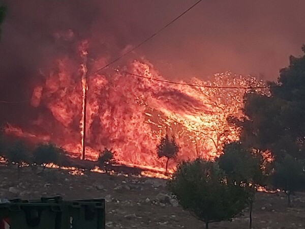 Εκτός ελέγχου η πυρκαγιά στην Ζάκυνθο - Ορατός από δορυφόρο ο καπνός