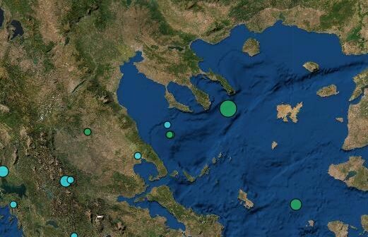 Σεισμός 4,4 Ρίχτερ ανοικτά της Χαλκιδικής