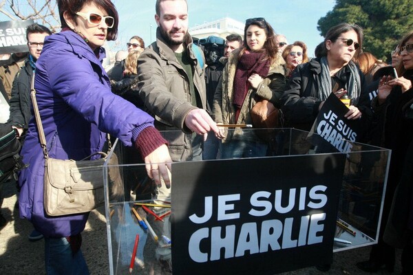 ''Je Suis Charlie'' σε Αθήνα και Θεσσαλονίκη